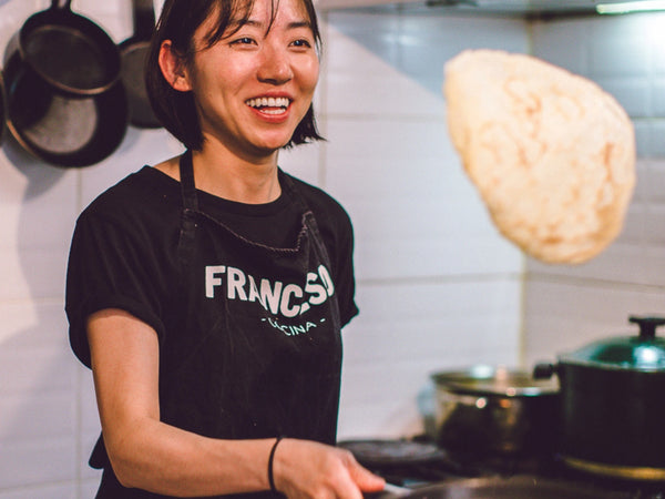 Aula de culinária argentina Pachamama